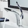 Tolm lavabo évier salle de bains robinet monté sur le pont – vue 4