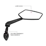 Rétroviseur vélo guidon fixation collier universel… – vue 4
