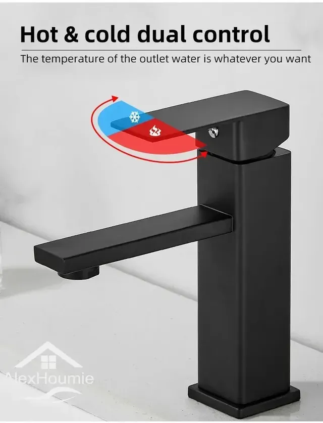 Robinet d'eau de salle de bains – vue 6