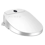 Couvercle de siège de toilette intelligent, lavage des fesses, pour salle de bain, séchage à l&rsquo;air chaud, veilleuse, chauffage du siège, buse oscillante