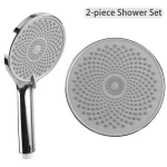 Pommeau de douche haute pression, 3 Modes, pomme de douche réglable, pulvérisateur, douche à main Portable pour accessoires de salle de bains