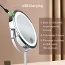 Miroir de maquillage LED grossissant de 8 pouces – vue 6