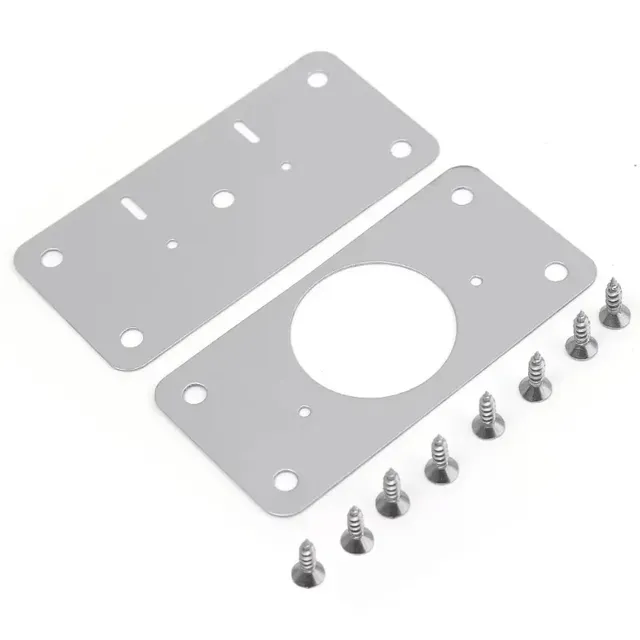 Kit de plaque de réparation de charnière d'armoire – vue 5