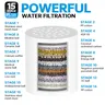 Filtre à eau de douche à 15 couches de Filtration – vue 4
