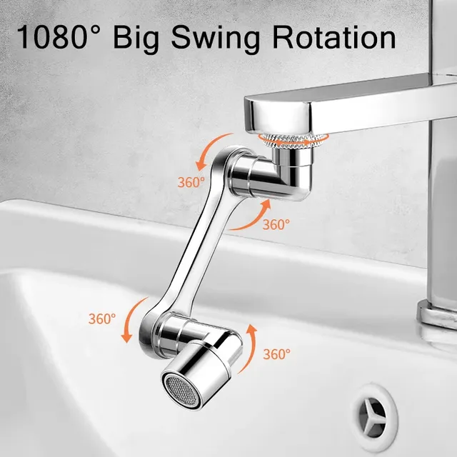 1080 ° Robinet rotatif universel pour lavabo – vue 3