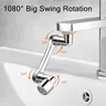 1080 ° Robinet rotatif universel pour lavabo – vue 3