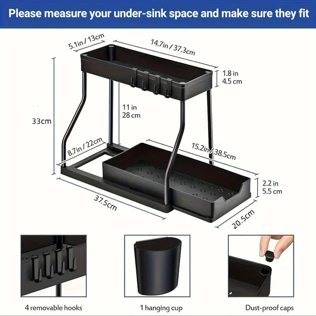 Support de rangement à Double couche – vue 5