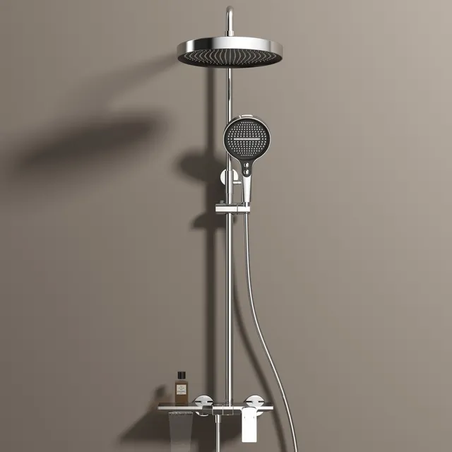 Ensemble de système de douche doré – vue 5