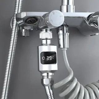 Pommeau de douche avec moniteur de température d'eau électrique