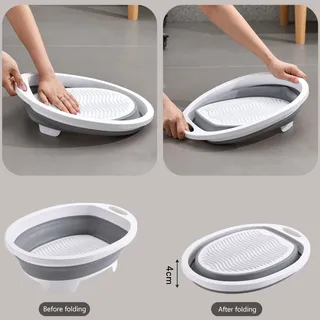 Bassin de planche à laver pliable pour le lavage des mains