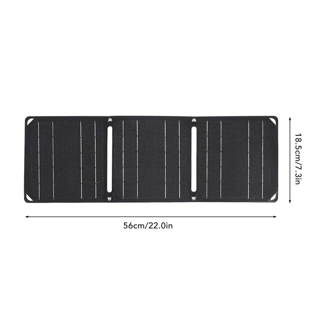 Panneau solaire portable extérieur injuste – vue 6