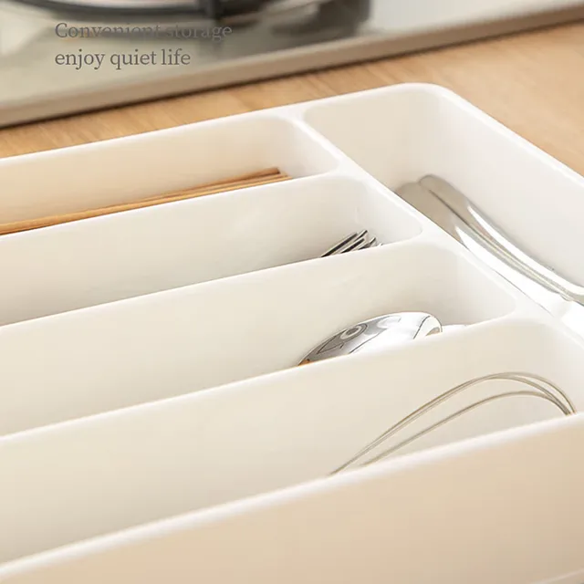 Organisateur tiroir plastique blanc polypropylène… – vue 6
