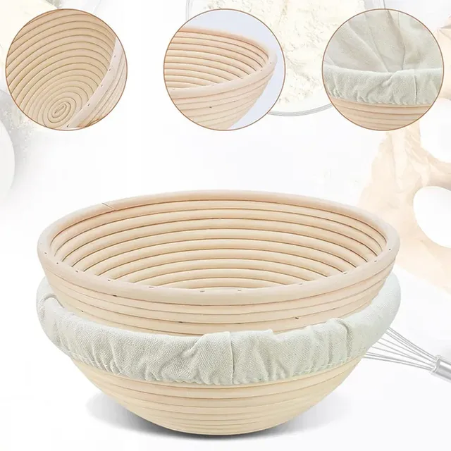 Panier de Fermentation ovale/rond en rotin – vue 4