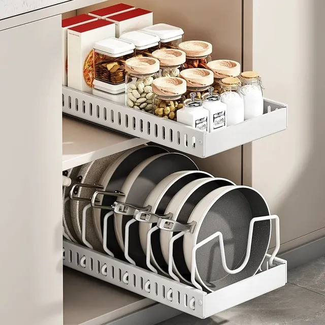 Organisateur de casseroles et poêles sous l'armoire – vue 2