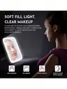 Miroir maquillage DEL rechargeable USB rectangulaire… – vue 3
