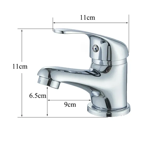 Robinet d'évier robinet de lavabo d'eau chaude et froide… – vue 3