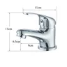 Robinet d'évier robinet de lavabo d'eau chaude et froide… – vue 3