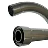 Robinetterie col cygne bec coudé inox chromé poli miroir… – vue 4