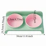 Bols doubles Bol d'eau de nourriture pour chat 15 °… – vue 6