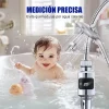 Pyromètre de douche numérique LED, affichage de la température de l&rsquo;eau domestique, capteur intelligent, salle de bains, douche, baignoire, accessoire de robinet