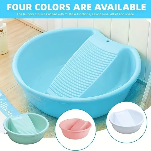 Bassine lavage portable antidérapant planche intégrée… – vue 3