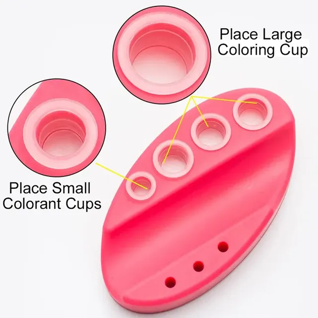 Support ovale en Silicone pour cosmétiques – vue 5
