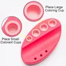 Support ovale en Silicone pour cosmétiques – vue 5