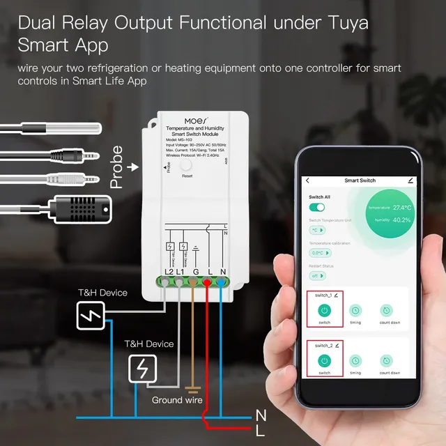 Module de commutation intelligent de température et… – vue 2