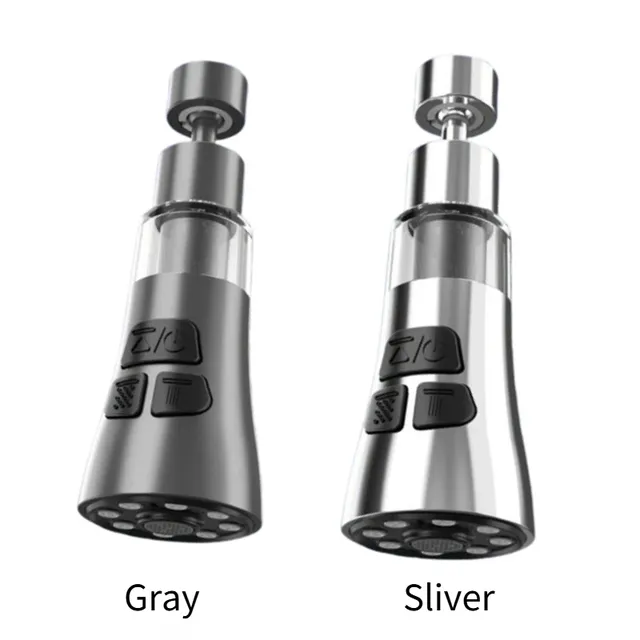 Pommeau robinet cuisine flexible rotatif trois modes… – vue 6