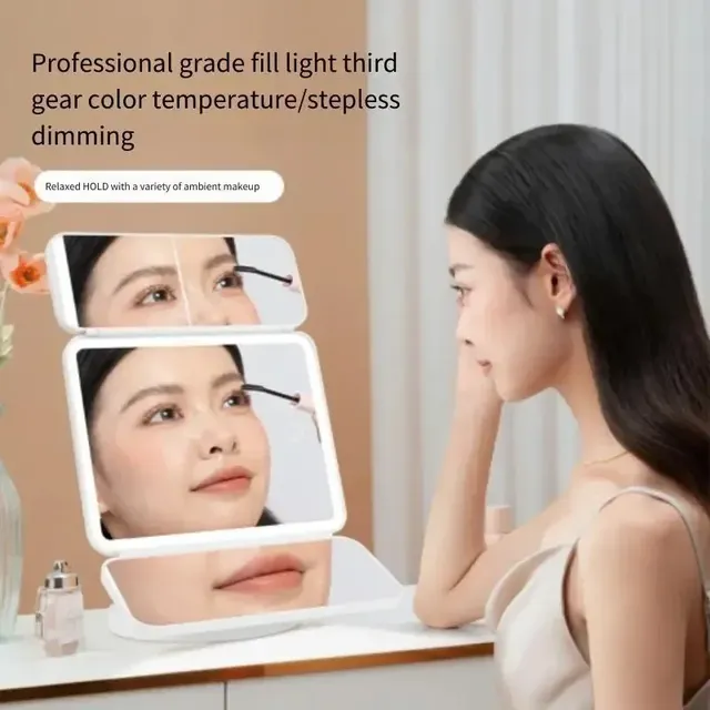 Miroir de maquillage à trois volets – vue 4