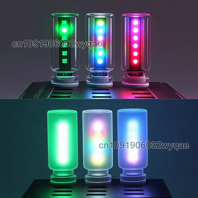 RVB voiture USB veilleuse tactile LED lampe dynamique à… – vue 5
