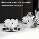 Couvercle de trop-plein d&rsquo;évier en cuivre, anneau de garniture, bouchon de trou de lavabo rond Double couche, bouchon d&rsquo;anneau de trop-plein, bouchon de baignoire, cuisine salle de bains