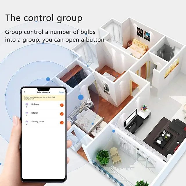 EWelink Zigbee WiFi ampoule LED intelligente lampes 15W… – vue 6