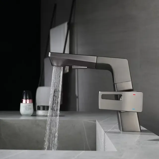 Robinet de lavabo extractible pour salle de bains – vue 2