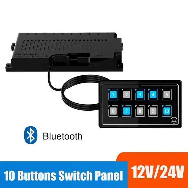 Panneau de commutation Bluetooth de luxe