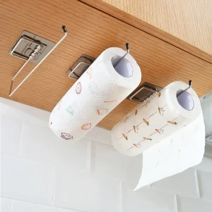 Porte-papier hygiénique, rangement de salle de bains, porte-serviettes en papier, crochet mural de cuisine, support de papier toilette, organisateur de maison, accessoires de toilette