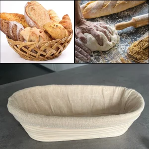 Fournitures de cuisson ovales Banneton Brotform, panier à pain en rotin à levain, pâte tissée, paniers à pain, Gadgets de cuisine Fournitures de cuisson ovales Banneton Brotform, panier à pain en rotin à levain, pâte tissée, paniers à pain, Gadgets de cuisine