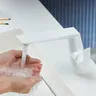 Robinet mitigeur monocommande lavabo vasque laiton blanc… – vue 6