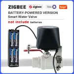 Tuya Zigbee – robinet d&rsquo;eau intelligent DN15 DN20 DN25, contrôle domotique, minuterie, prise en charge de l&rsquo;assistant Alexa Google SmartLife