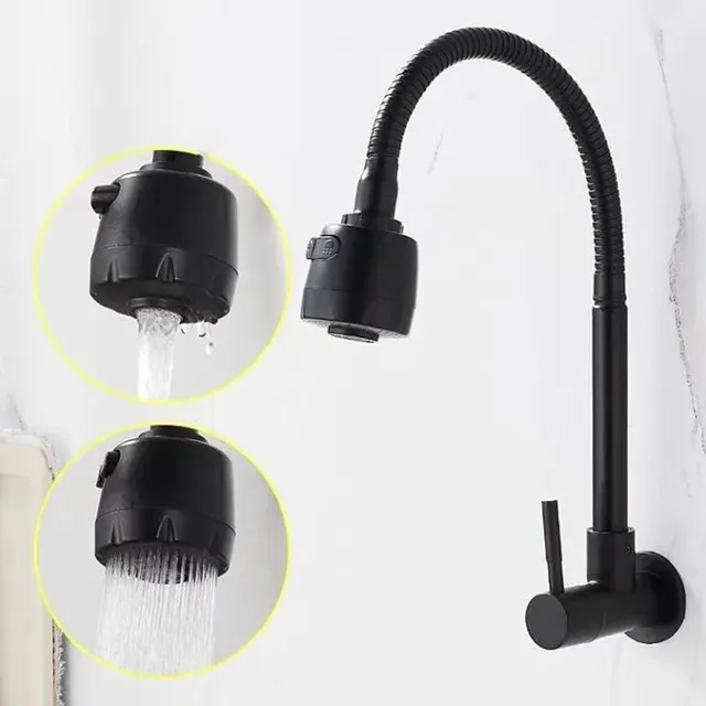 Robinet de cuisine évier en acier inoxydable tuyau… – vue 2