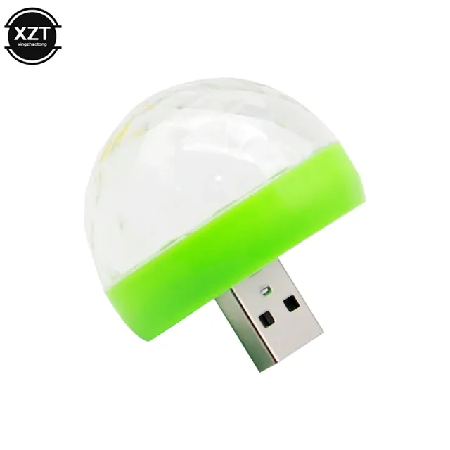 Rvb Led USB voiture USB lumière ambiante DJ RGB Mini… – vue 5