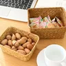 Panier de rangement en osier tissé – vue 2