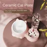 Double bol en céramique pour chat – vue 2