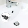 Bouchon vidange lavabo universel cuivre chromé plat… – vue 3