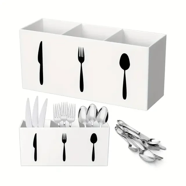 Support de rangement en plastique pour couverts de cuisine – vue 6