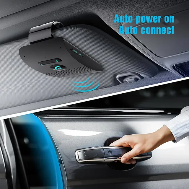 Kit mains libres Bluetooth 5.0 pour voiture – vue 4