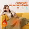 Châle chauffant enveloppe couverture chauffante USB… – vue 2
