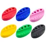 Support ovale en Silicone pour cosmétiques