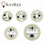 Puce LED pour ampoule 3W 5W 7W 9W 12W SMD 2835 perles de lumière rondes AC 220V-240V, projecteur d&rsquo;éclairage à puce 90 Lumen/W