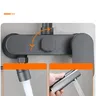 Mitigeur Mural Monocommande Noir Mat Laiton Pivotant Bec… – vue 3